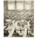 Christopher Richard Wynne Nevinson A.R.A (1889-1946) New York Stock Exchange Drypoint, 1921, on c...