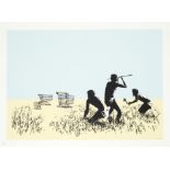 Banksy (born 1975) Trolleys Screenprint in colours, 2007, on Arches wove paper, signed and number...