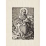 Albrecht D&#252;rer (1471-1528) The Virgin with the swaddled Child Engraving, 1520, on laid paper...