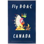 ALDO COSOMATI (1895-1977) CANADA, fly BOAC