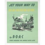 ANONYMOUS JET YOUR WAY TO BANGKOK by B.O.A.C.