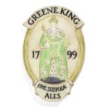Edward Kruger Gray Greene King advertising panel, designed 1933