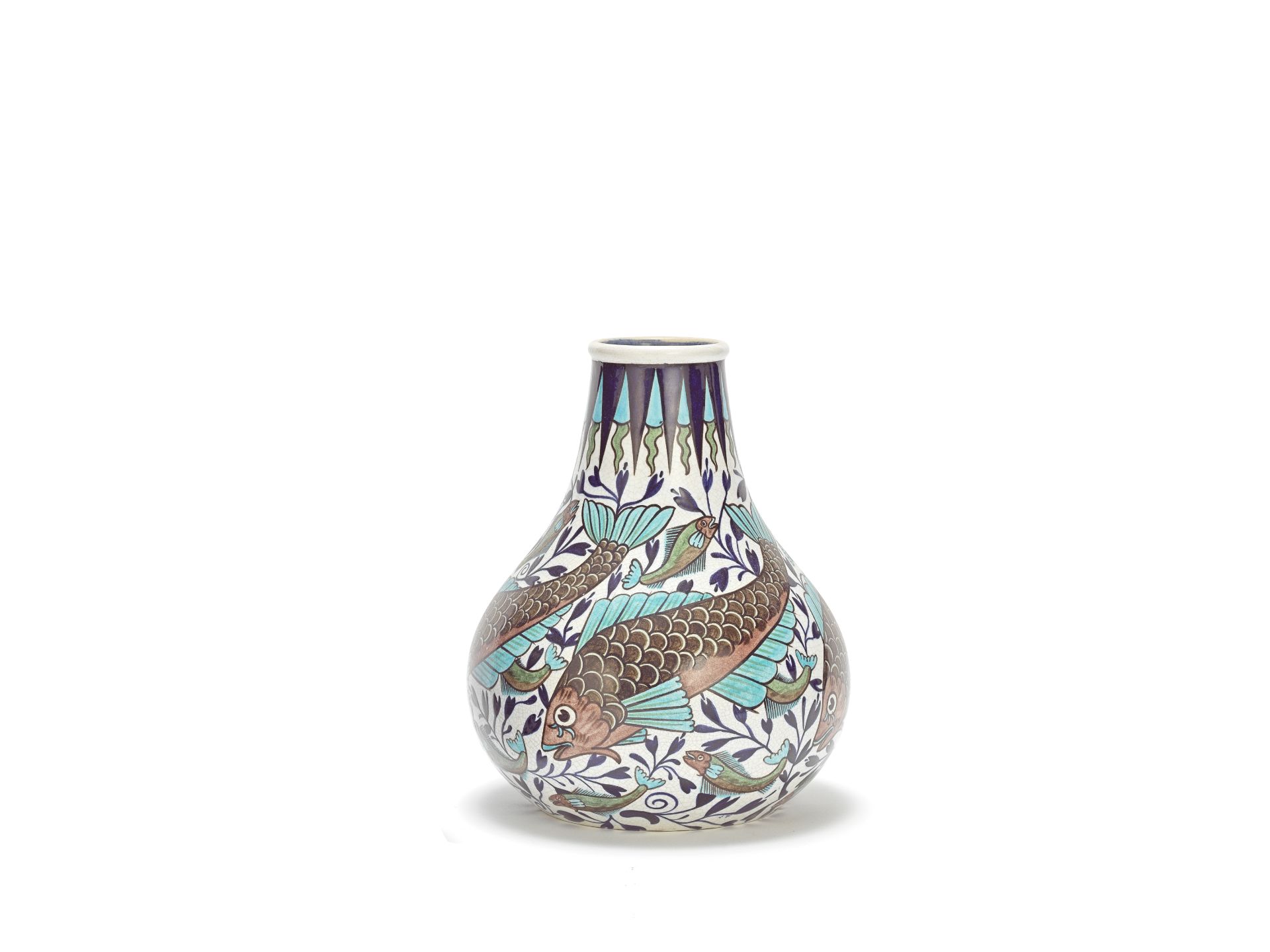 Burmantofts 'Anglo-Persian' vase, circa 1885