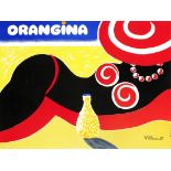 BERNARD VILLEMOT (1911-1989) ORANGINA