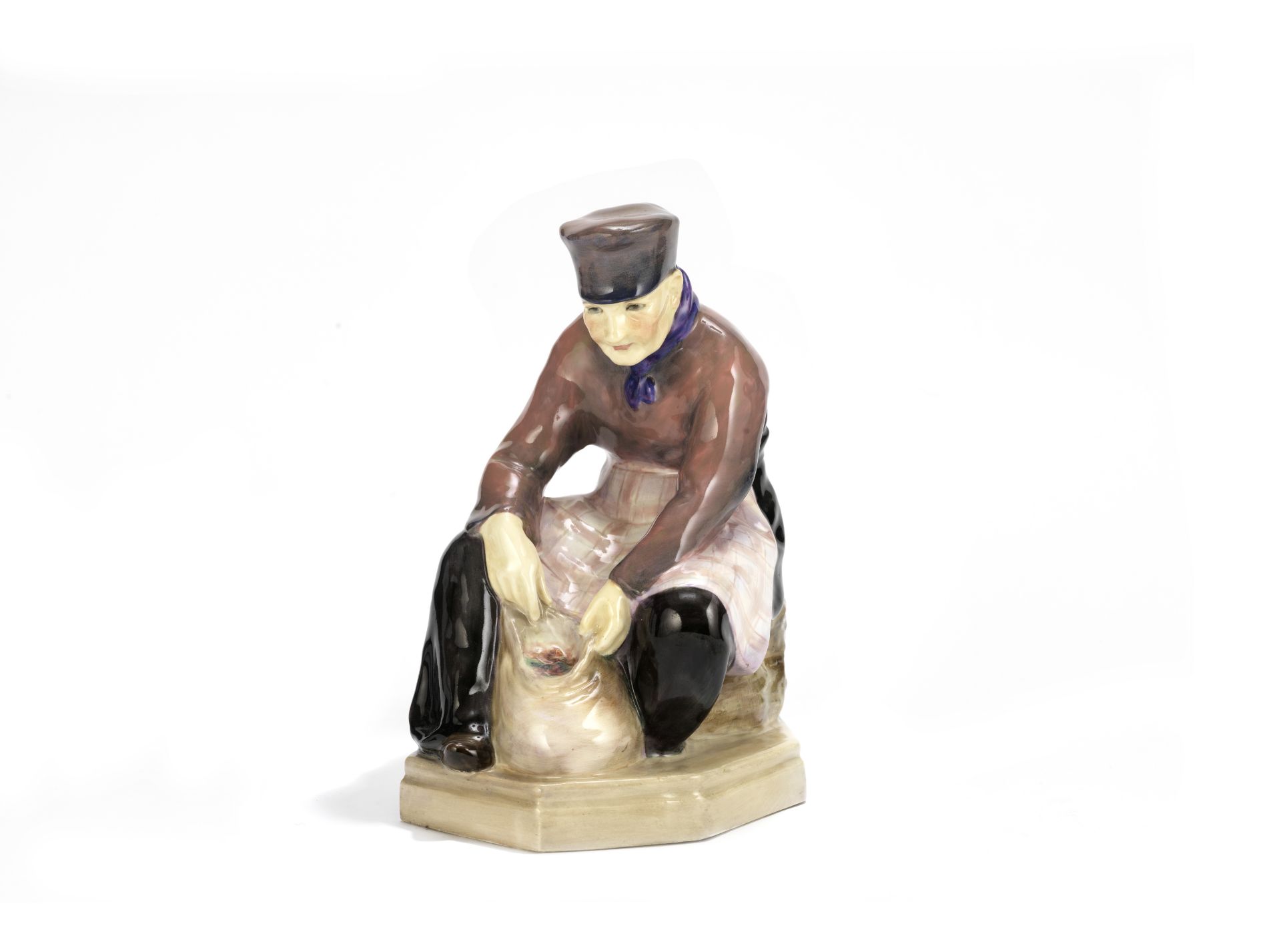 Phoebe Stabler Rare 'Picardy Peasant (Man)' figure, 1913-1938