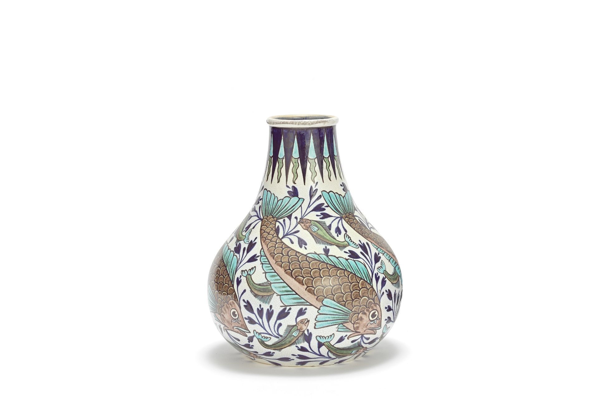 Burmantofts 'Anglo-Persian' vase, circa 1885