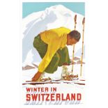 ERICH HERMÈS (1881-1971) WINTER IN SWITZERLAND