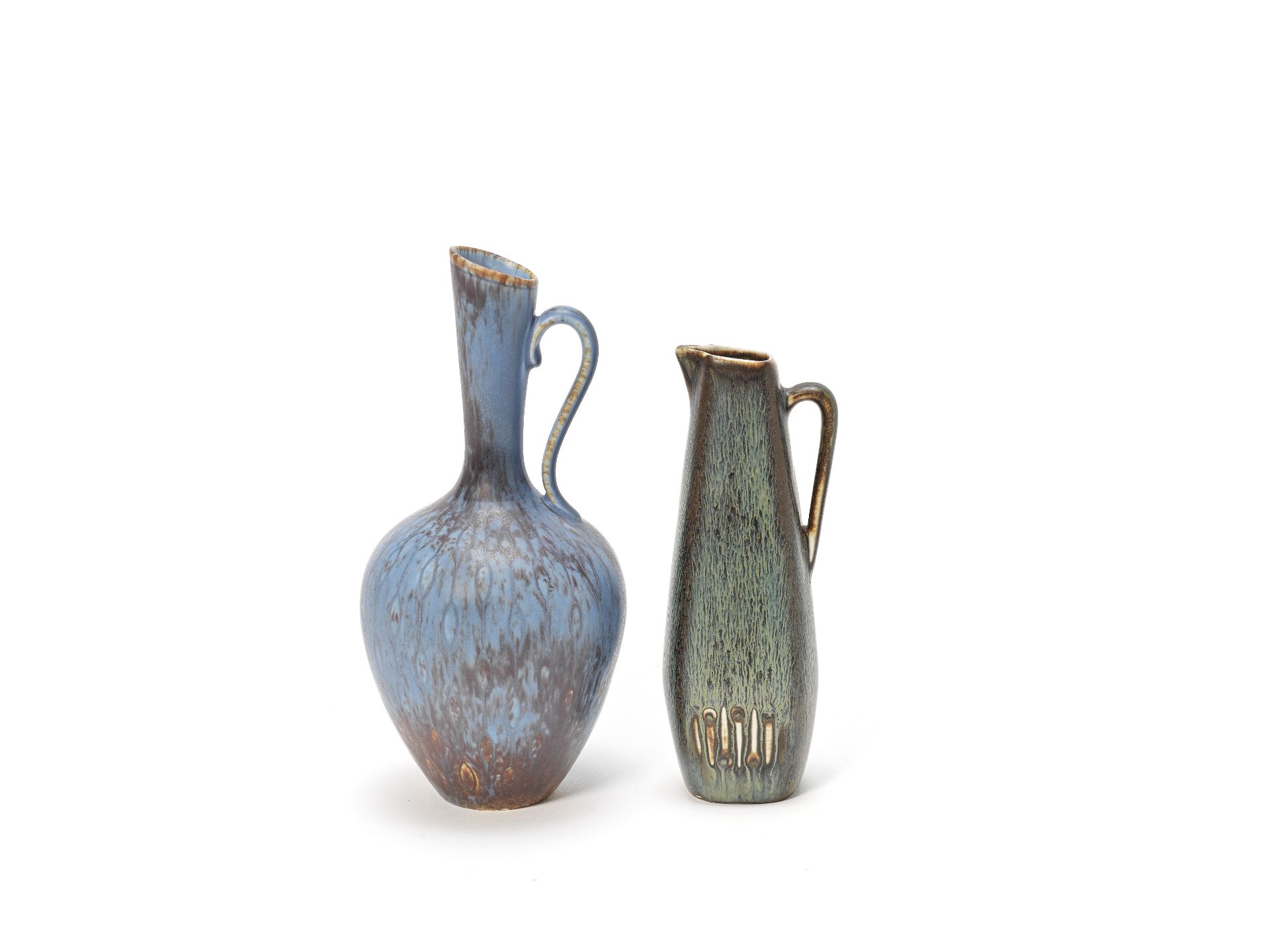 Gunnar Nylund Two jugs, from the AUQ and AST series, 1950s