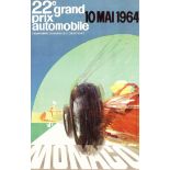 J. MAY MONACO 22e GRAND PRIX. 1964.