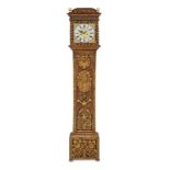 A marquetry longcase clock, late 17th century and later Brounker Watts, London