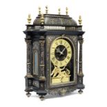 A 19th century French Boulle bracket clock with an associated wall bracket Baltazar Paris 4