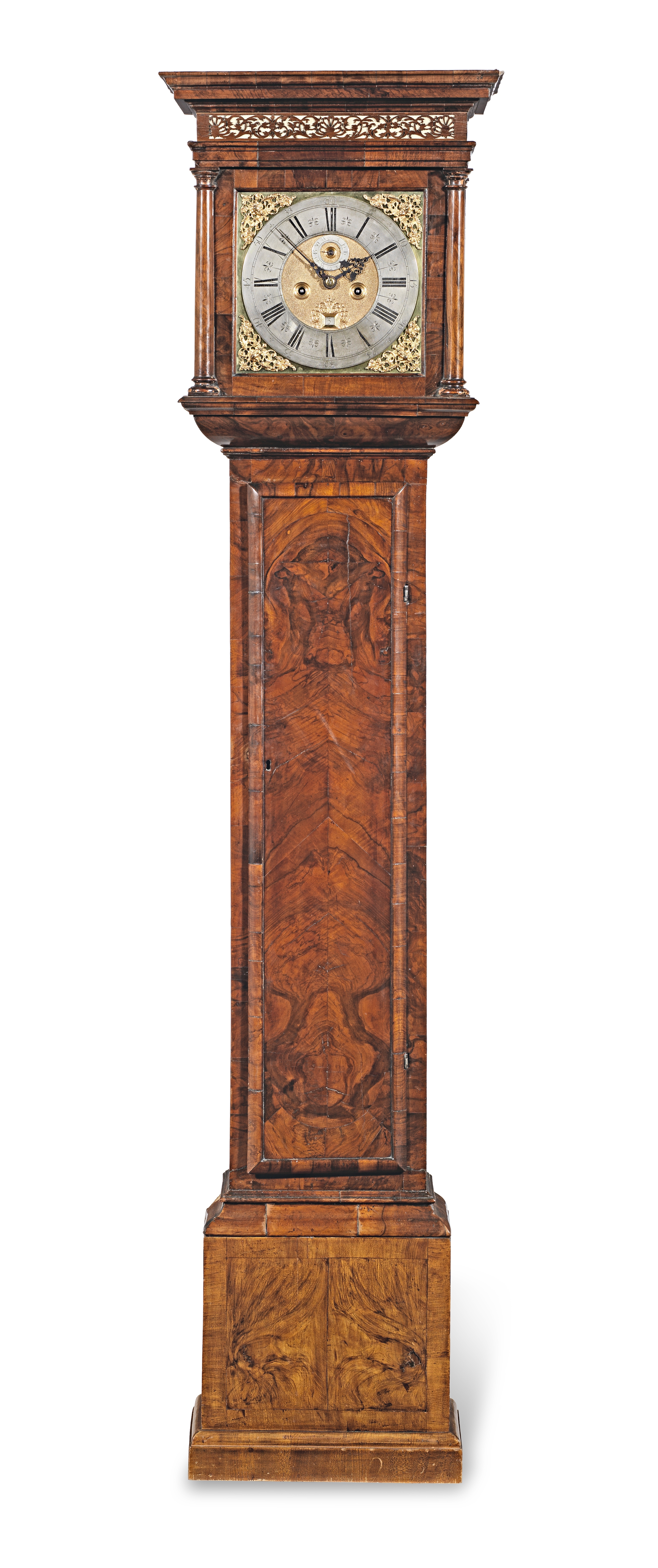 An early 18th century walnut longcase clock with published provenance Jeremiah Martin, London