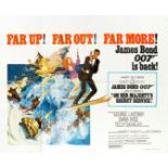 'On Her Majesty's Secret Service', original James Bond film poster, 1969