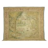 A fine and rare Flemish tapestry, LIONESS IN THE RIVER, 1611-1614 signed Jan I Raes (the Elder) 1...