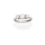 DIAMOND THREE-STONE RING