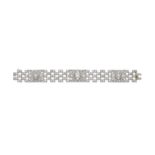 DIAMOND BRACELET, CIRCA 1935