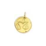 VAN CLEEF & ARPELS: ZODIAC PENDANT,