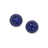 GRAFF: SAPPHIRE 'HALO' EARSTUDS