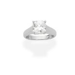 TIFFANY: DIAMOND 'LUCIDA' RING,