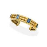 BLUE TOPAZ BANGLE