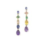 GEM-SET EARRINGS