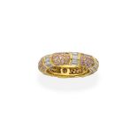 GRAFF: DIAMOND AND COLOURED DIAMOND ETERNITY RING