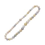 GRAFF: CULTURED PEARL AND DIAMOND NECKLACE