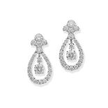 GRAFF: DIAMOND PENDENT EARRINGS