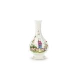 A Worcester bottle vase, circa 1753-54