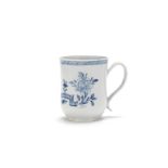 A Worcester mug, circa 1756-58