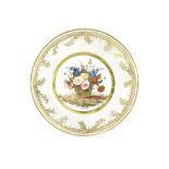 A Swansea plate, circa 1815-17