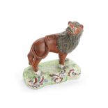 An early Staffordshire model of a lion, circa 1800-20