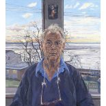 John Henry Wonnacott (British, born 1940) Self Portrait - Winter Sunset