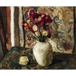 Carel Weight R.A. (British, 1908-1997) Still Life of Mixed Flowers in a Vase