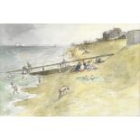 Edward Ardizzone C.B.E., R.A. (British, 1900-1979) Deal Beach at High Tide