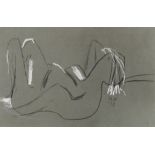 Roger Hilton (British, 1911-1975) Reclining Female Nude