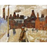 Julian Trevelyan R.A. (British, 1910-1988) Burslem, Stoke-on-Trent