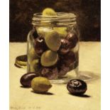 Eliot Hodgkin (British, 1905-1987) Olives in a Glass Jar