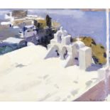 Ken Howard R.A. (British, born 1932) Morning Light, Santorini