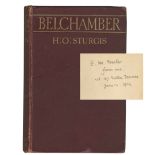 FORSTER (E.M.) -- STURGIS (HOWARD OVERING) Belchamber, FIRST EDITION, E.M. FORSTER inscribed 'E....