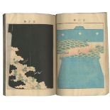JAPAN - KIMONO PATTERN AND WOODBLOCK BOOKS UENO SEIKO. Hana no kage [Shadows of Flowers], D&#333;...