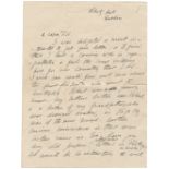 IRELAND &#8211; COUNTESS MARKIEVICZ Autograph letter signed ('your affectionate unknown cousin C...