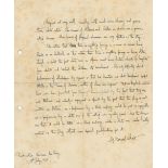 SHAW (GEORGE BERNARD) Autograph letter signed ('G. Bernard Shaw'), to F.V. Conolly, Parknasilla, ...