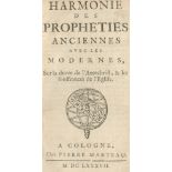 NOSTRADAMUS Les Vrayes centuries et propheties.. avec la vie de l'autheur, Cologne, 1689; and an...