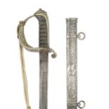 SWORD OF HONOUR - JOHN CHARD V.C. R.E. The cased silver-mounted Sword of Honour, presented to Joh...