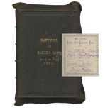 BIBLE - LADIES' RORKE'S DRIFT TESTIMONIAL FUND The Holy Bible, PRESENTED TO JOHN CHARD V.C., by '...