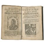 NOSTRADAMUS Les Vrayes centuries et propheties, [Rouen], Jean Oursel, [1691?]