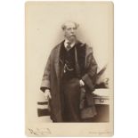 DICKENS (CHARLES) ROCKWOOD (GEORGE GARDNER) Three quarter length cabinet portrait of Charles Dick...