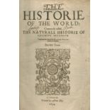 PLINIUS SECUNDUS (GAIUS) The Historie of the World: Commonly Called the Naturall Historie, 2 vol....