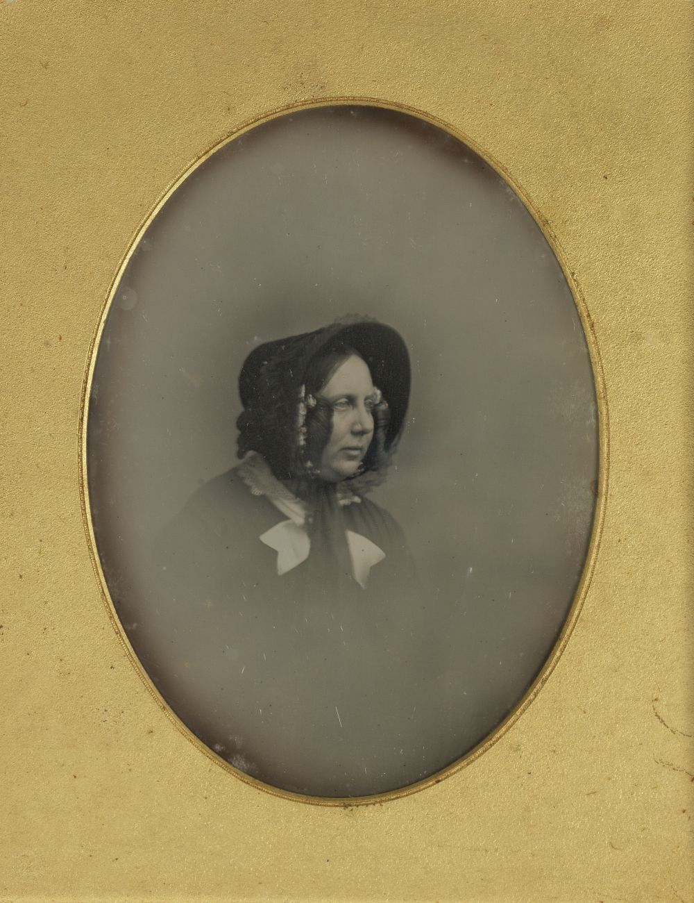 DICKENS (CATHERINE) MAYALL (JOHN JABEZ EDWIN) Profile portrait of Catherine Dickens, July 1852-Ju...